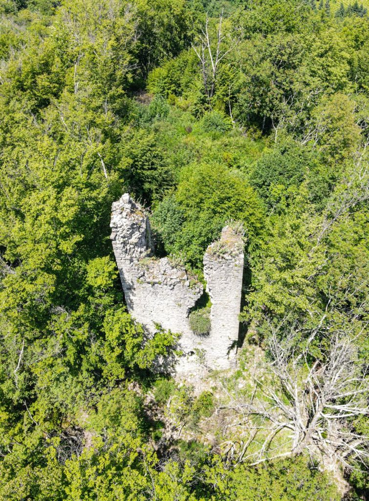 Castello Malaspina a Giovagallo (ph. aerea Comune di Tresana)