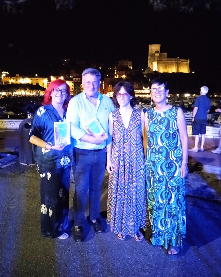 Daniela Tresconi con Federica Manzon e il sindaco di Lerici, Leonardo Paoletti
